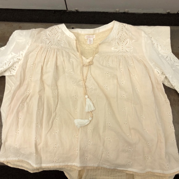 Shabby Chic Boho Blouse - Cotton - Picture 1 of 4